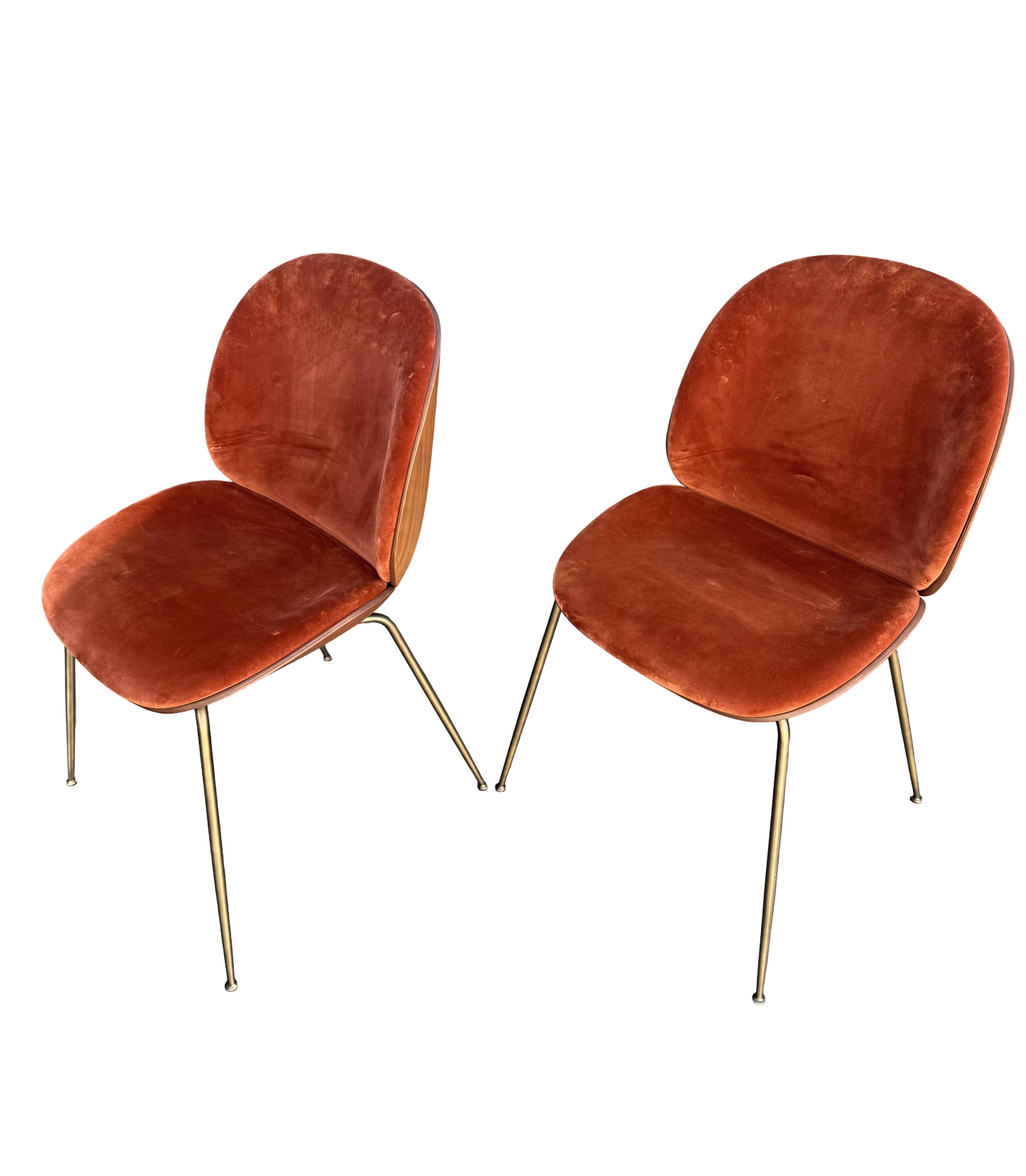 Pair of Gubi Beetle Chairs