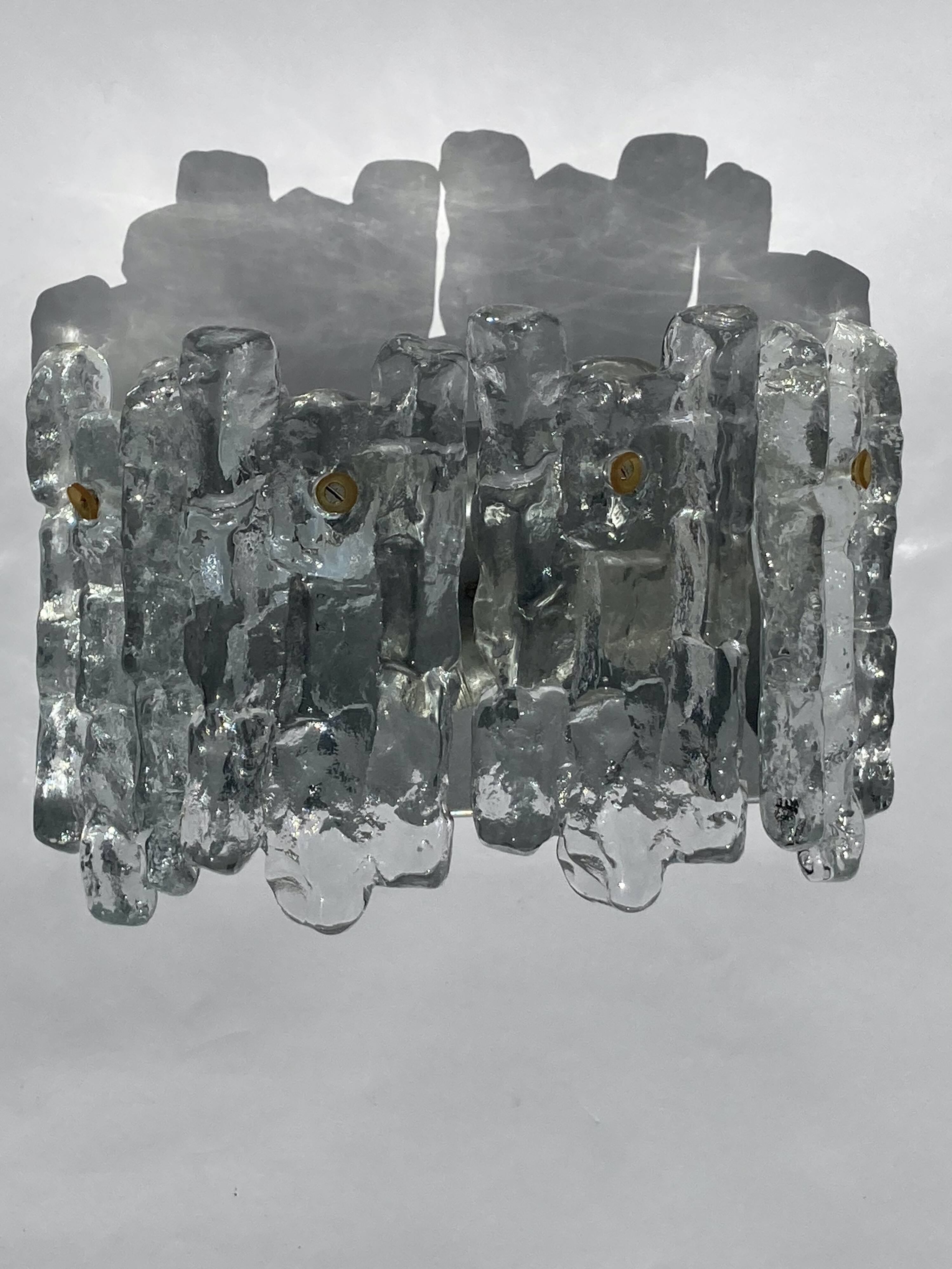 Kalmar Murano glass wall sconces