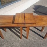 Paire de petite table tablette vintage
