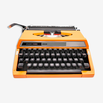 Machine à écrire Silver Reed 200 vintage révisée ruban neuf