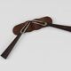Carl Aubock Forks, Brass, Leather Holder, Corn Cob Skewers, Vienna, 1930s
