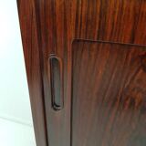 Danish vintage furniture with rosewood sliding doors Hundevad