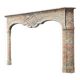 Regency fireplace in Rance marble, 18th century