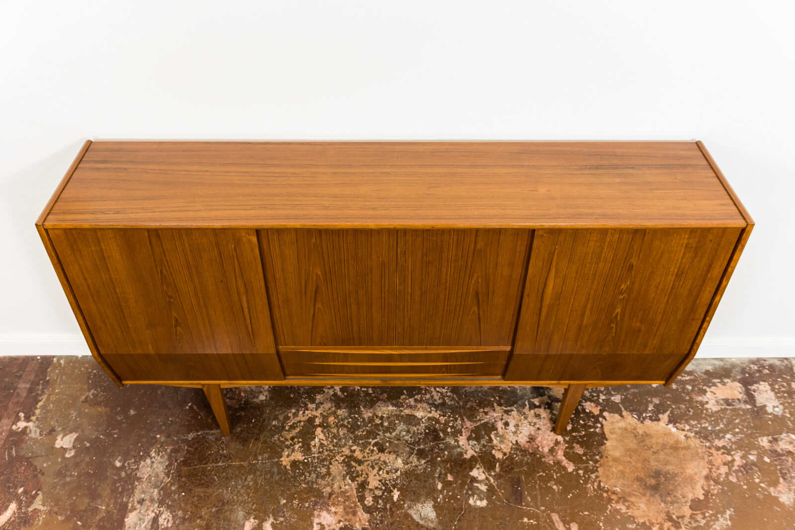 Danish Teak Highboard, 1960s
