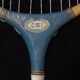 Two badminton rackets csi collector vintage wood and metal 1970