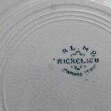 Iron earth faience plate