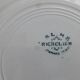 Iron earth faience plate