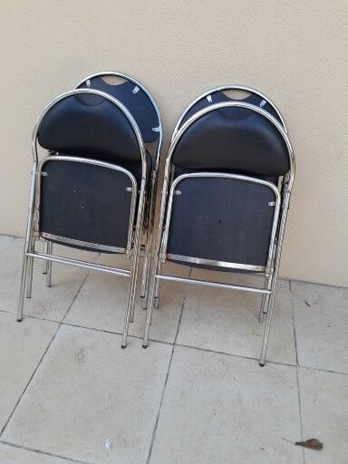 4 vintage folding chairs CIVIC