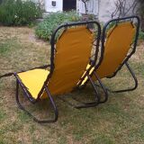 Set of 2 deck chairs
