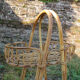 Serving rattan on wheels of the 50s, 60s