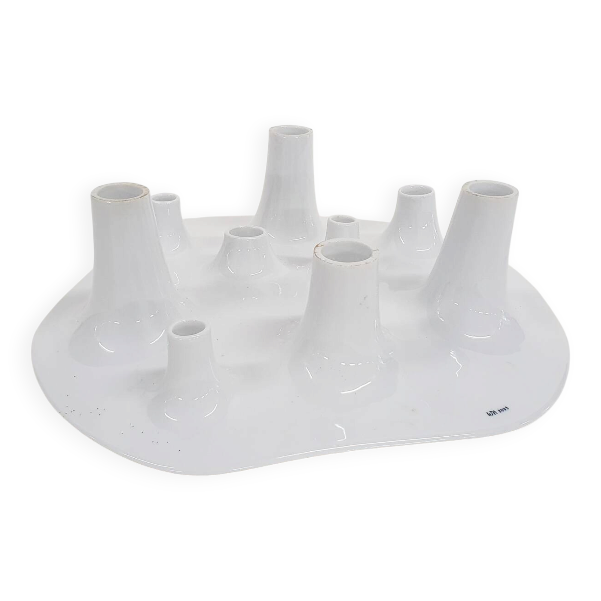 Fruit and Fire candle holder and fruit bowl by Willem Noyons, The Netherlan