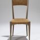 Paire de chaises en paille, geneviève pons, 1950s