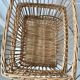 Pair of rattan/wicker storage baskets from the 60s and 70s
