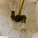Round suspension white golden star 1950