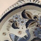 Lampe gourde en céramique polychrome XX siècle