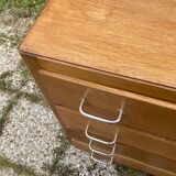 Vintage chest of drawers compass feet