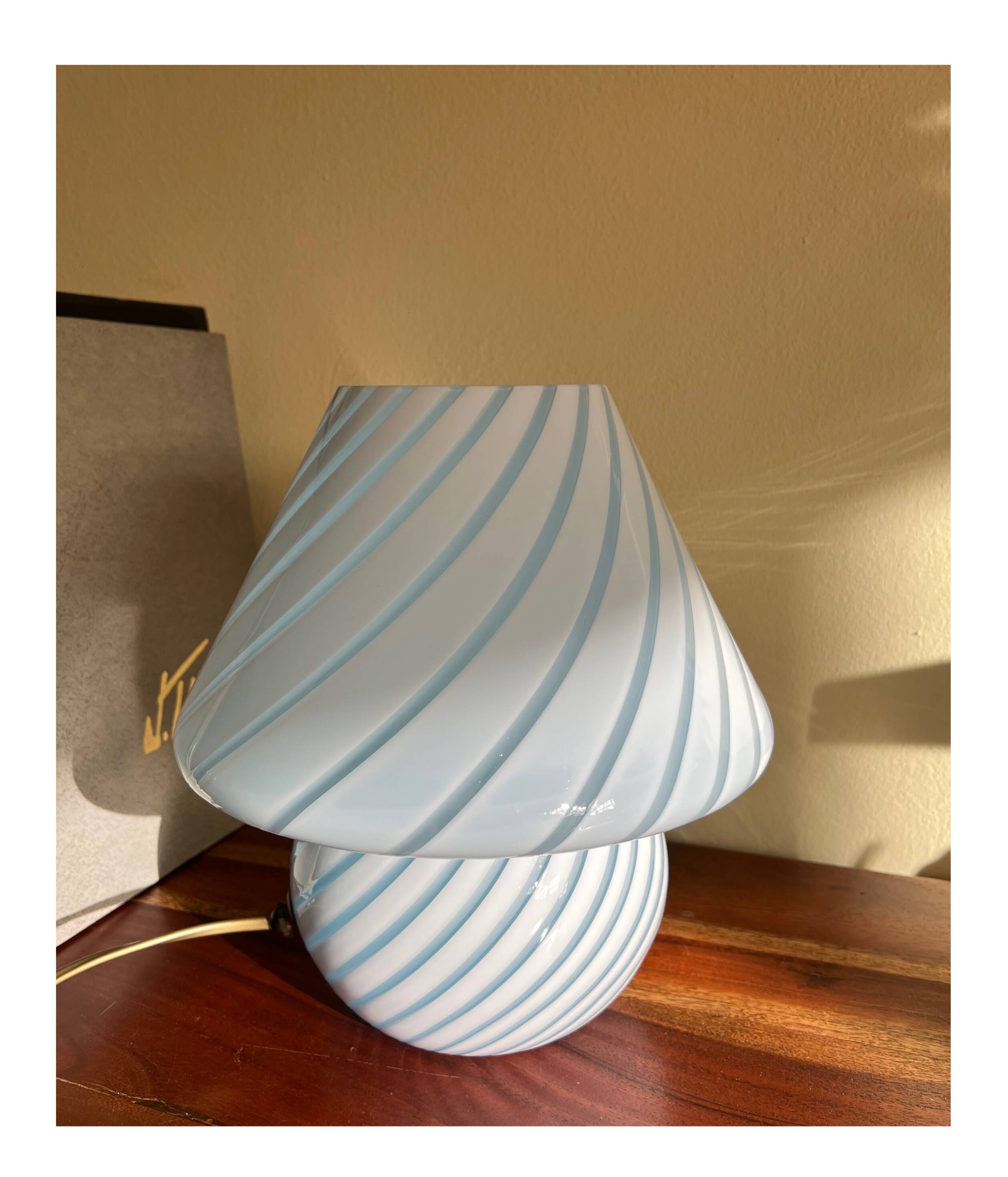 Vintage Murano Mushroom Lamp, 70s