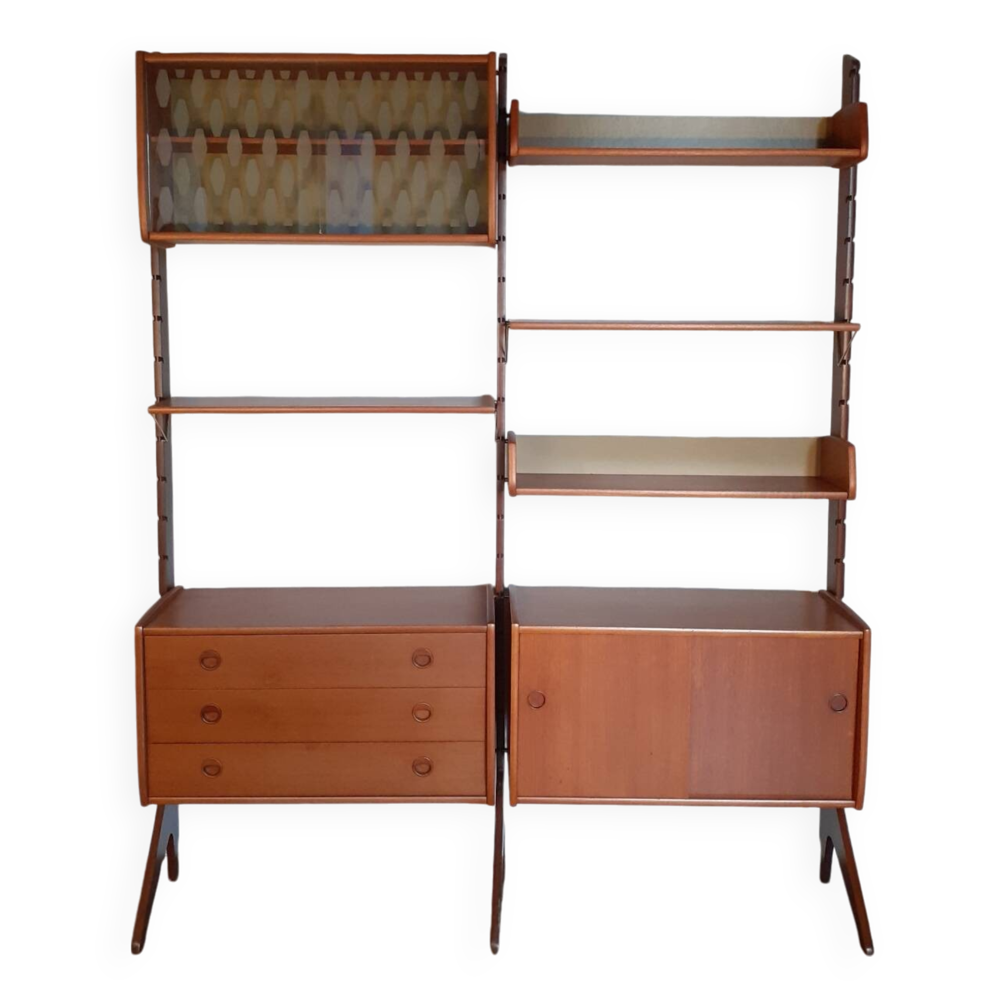 Ergo Teak Storage Cabinet, Vintage Scandinavian 1960s