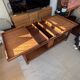 Vintage bamboo coffee table