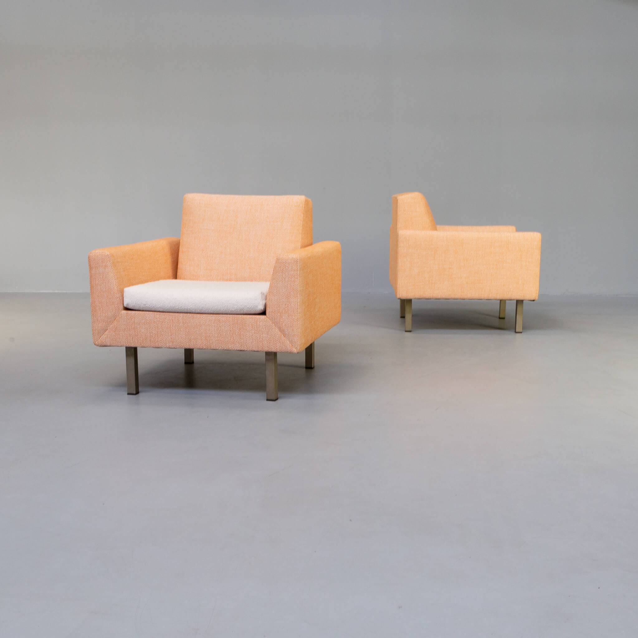60s Theo Ruth model 410 lounge fauteuil for Artifort set/2