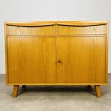 Commode vintage en bois blond style scandinave par Victoria Möbel Suisse