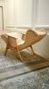 Chair wing chair has ears and has system relaxation 50/60s
