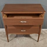 Small mahogany veneer chest of drawers, Art Deco – 1940