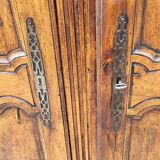 Wardrobe 2 doors louis xv walnut of the xix th siecle