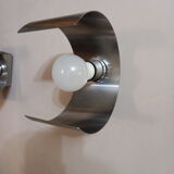 Pair of wall lamps space age 70s