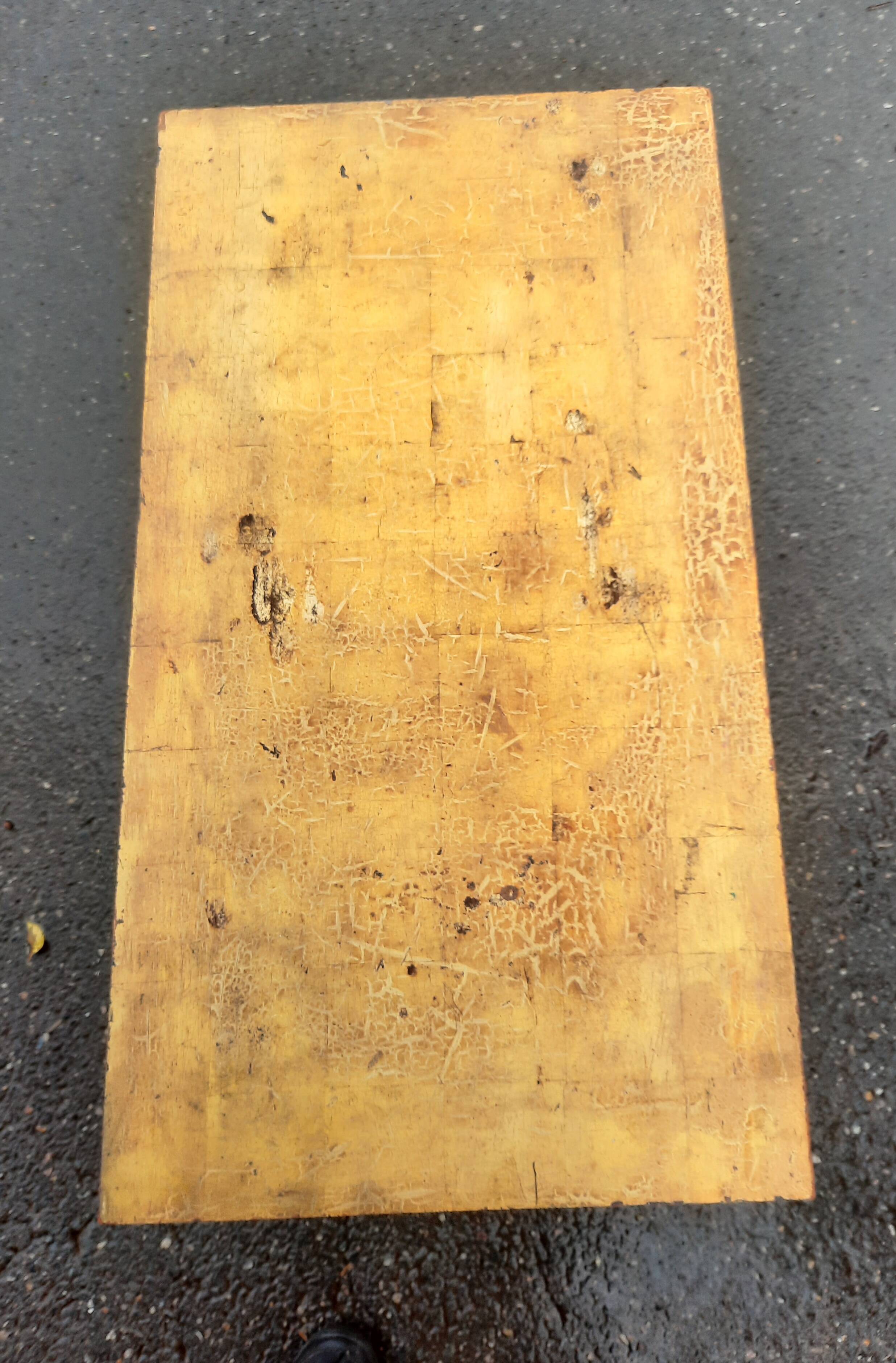 Gold designer coffee table