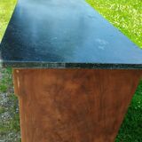 Commode ancienne style louis xvi plateau marbre