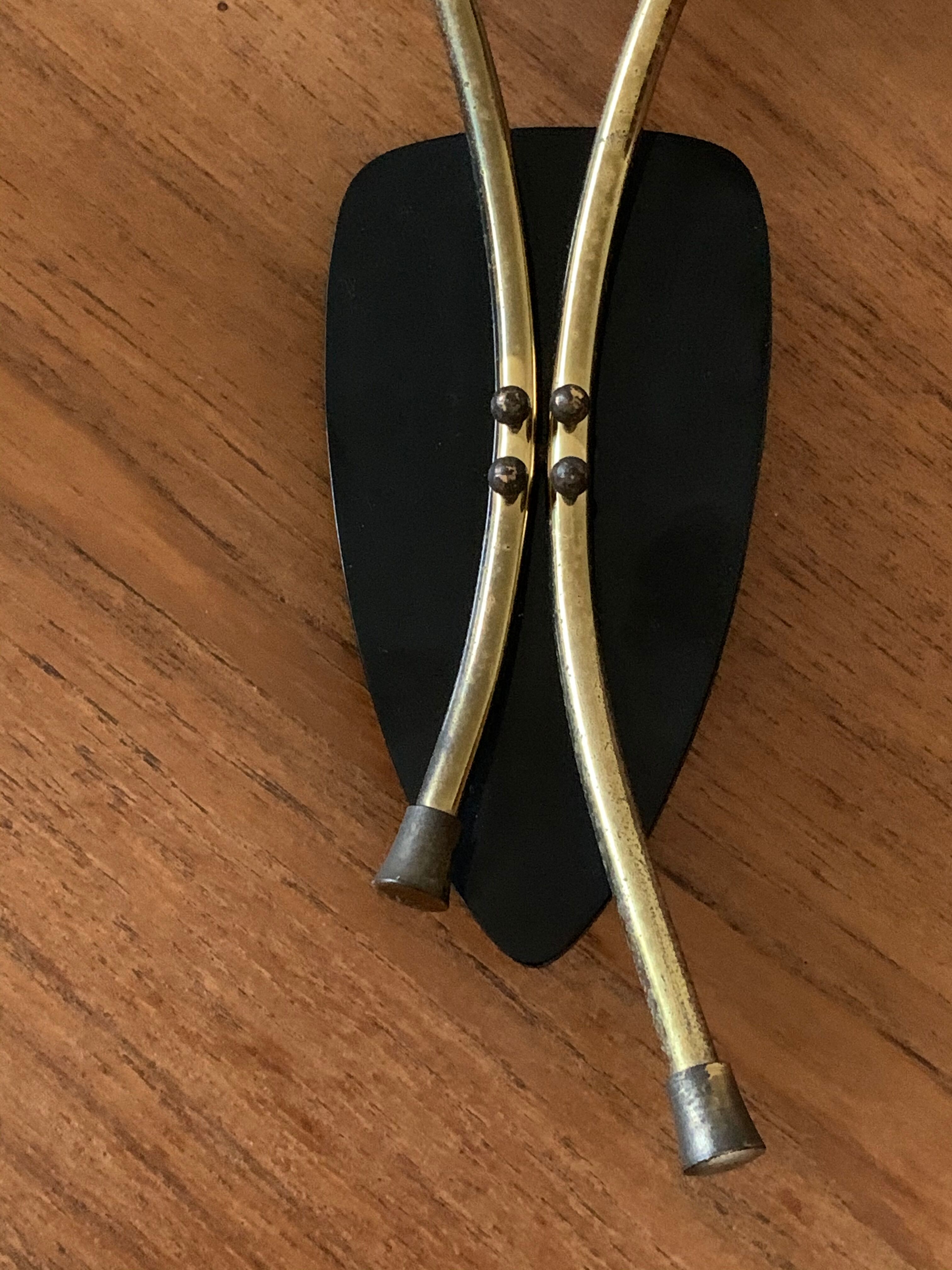 Pair of double wall lights 1950