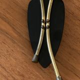 Paire d’appliques double 1950
