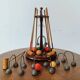 Jeu de croquet miniature de table