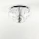 Space Age Glass Ceiling Light 'Wave' Model by by Koch & Lowy for P&P, 1970s