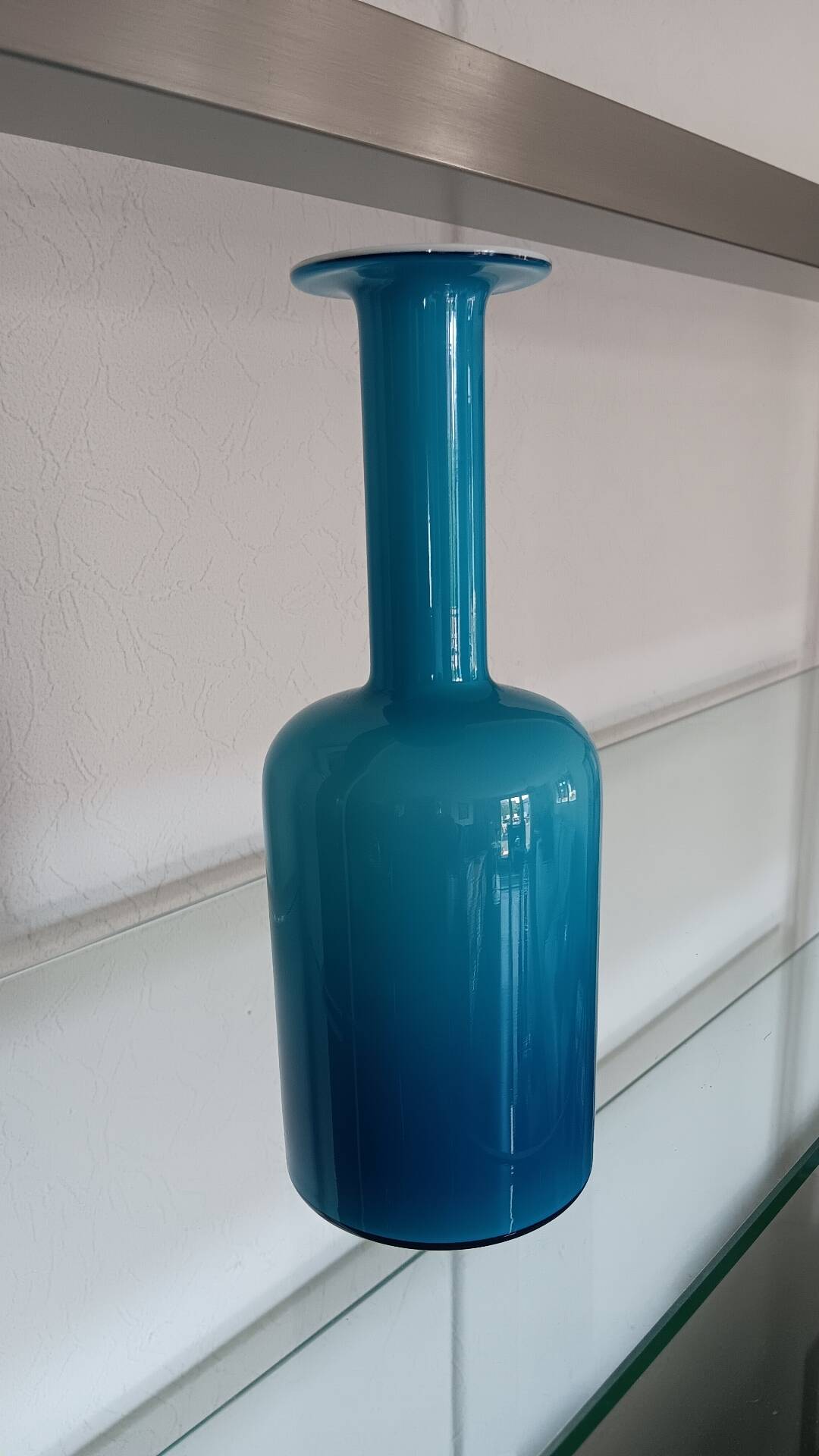 Vase Gul par Otto Brauer pour Holmegaard