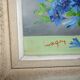 Paire de peinture de fleurs