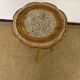 Wooden pedestal table / harness