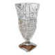 Vase en verre taillé, années 50