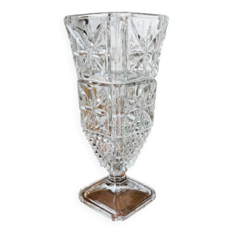 Cut glass vase – 1950s