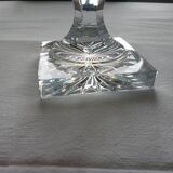 Coupe sur pied en cristal taillé