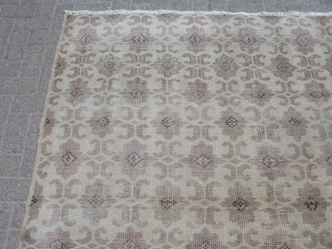 6x9 ft handknotted Turkish rug - rugs for living room bedroom