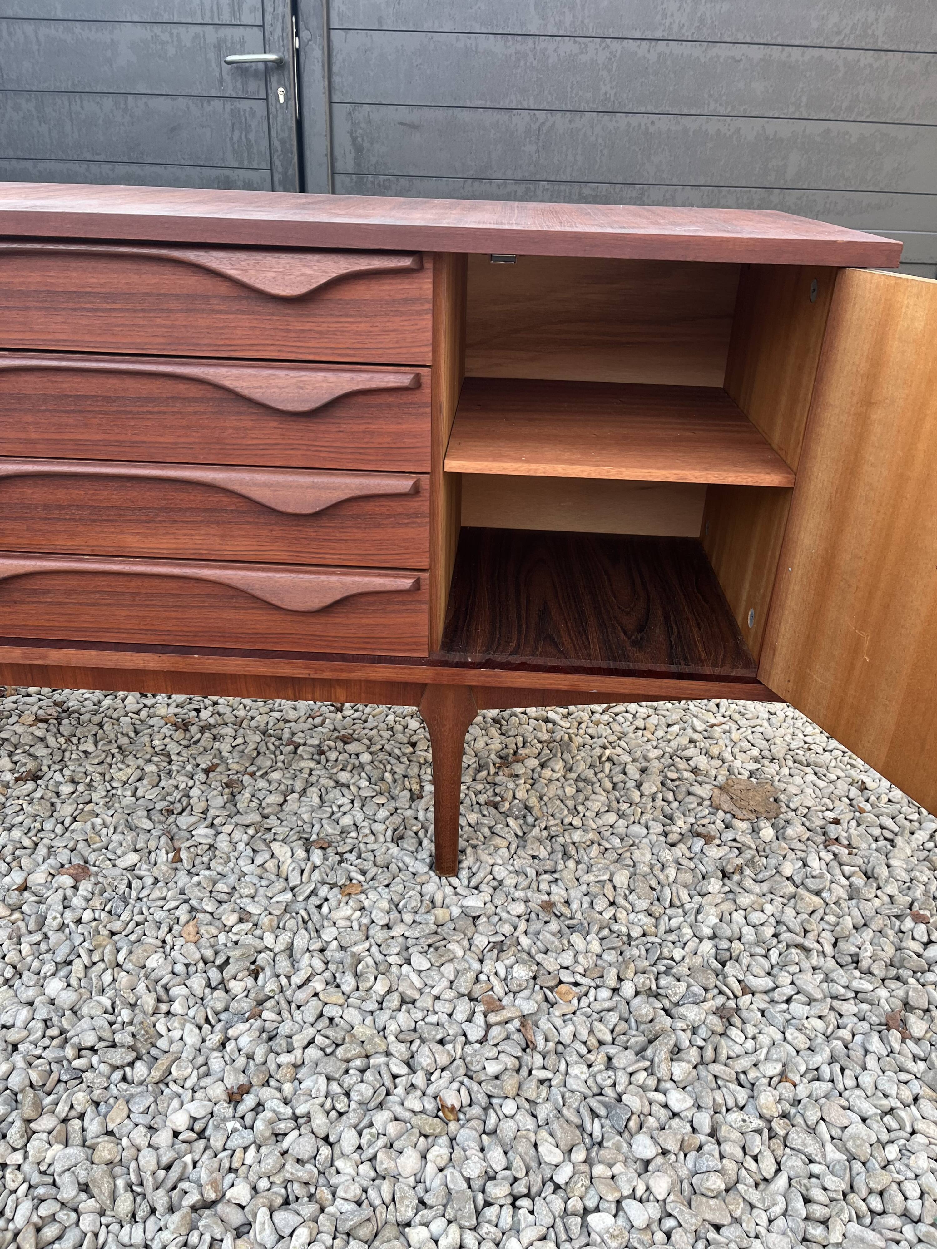 Scandinavian teak row