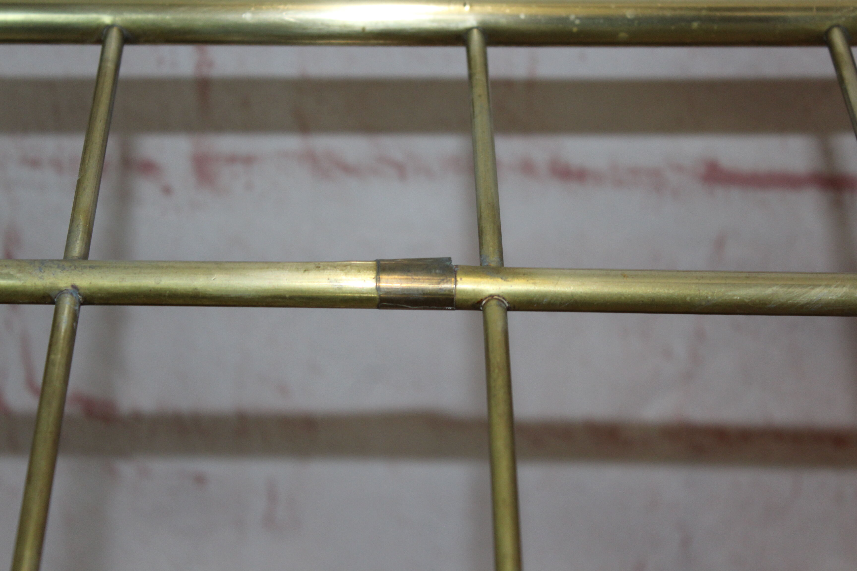 Old brass umbrella holder