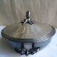 Vases "christofle" silver metal