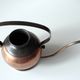 Copper and brass watering can, vintage from the 1960s, the can does NOT loose water