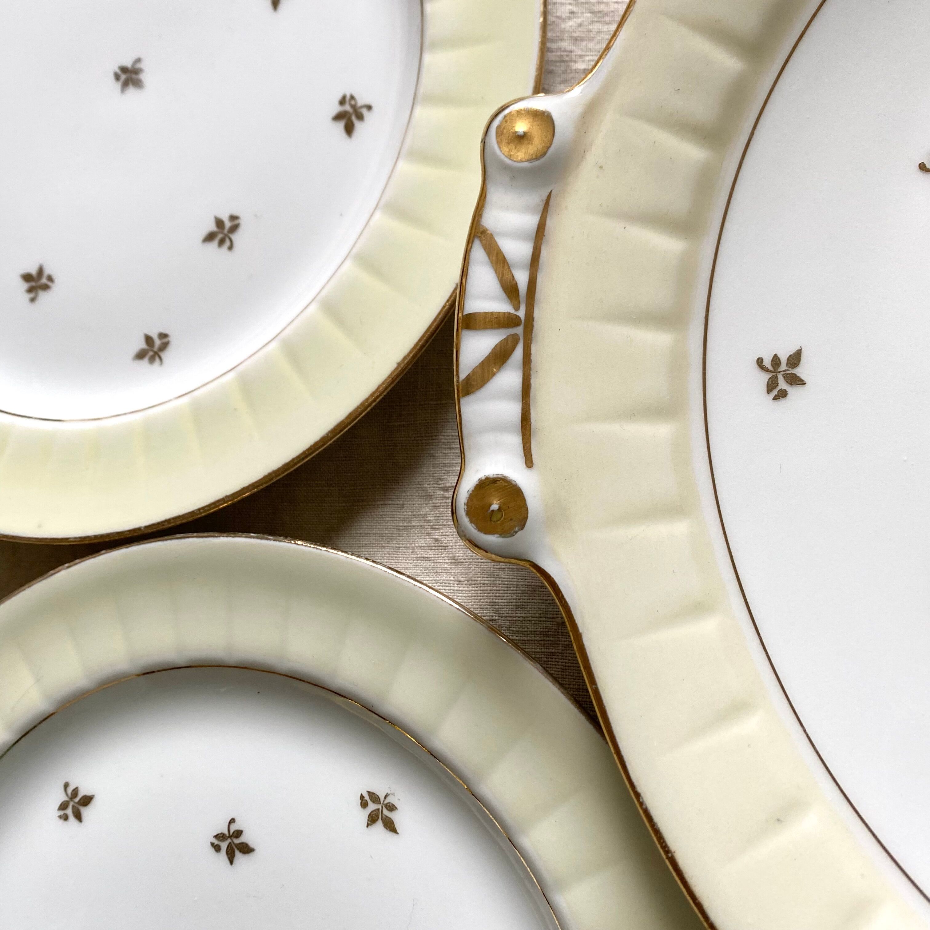 Limoges porcelain dessert service