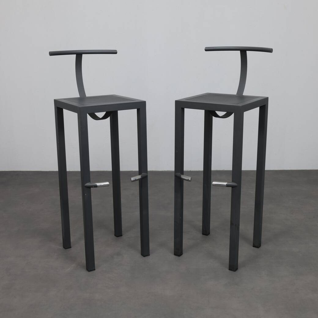 Sarapis bar stools by Philippe Starck for Aleph Driade, Italy, 1986