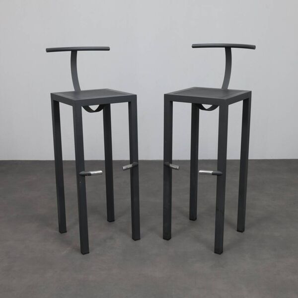 Tabourets de bar Sarapis par Philippe Starck pour Aleph Driade, Italie, 1986