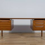 Mid-Century Teak Desk by I.B Kofod-Larsen for Seffle Möbelfabrik, Sweden, 1950s